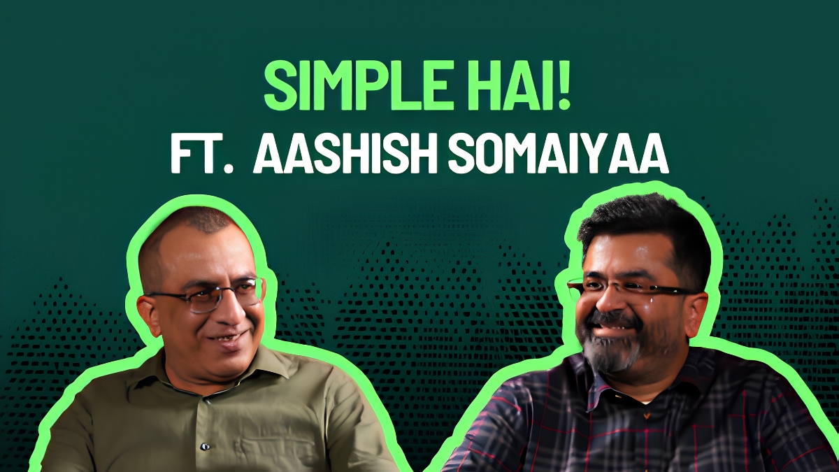 Respect the Market, and It Will Respect You: Aashish Somaiyaa Shares Investment Wisdom