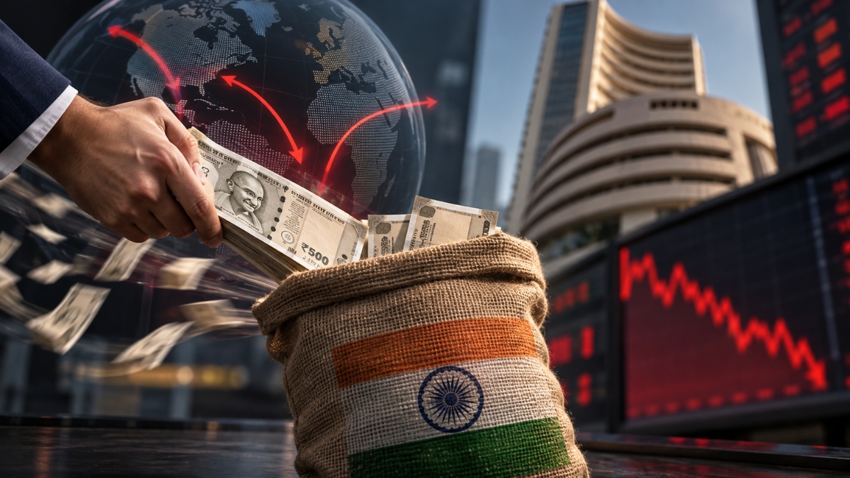 FPIs Pull Rs 13,138 Crore From Indian Equities in First Half of September as Global Risks Weigh