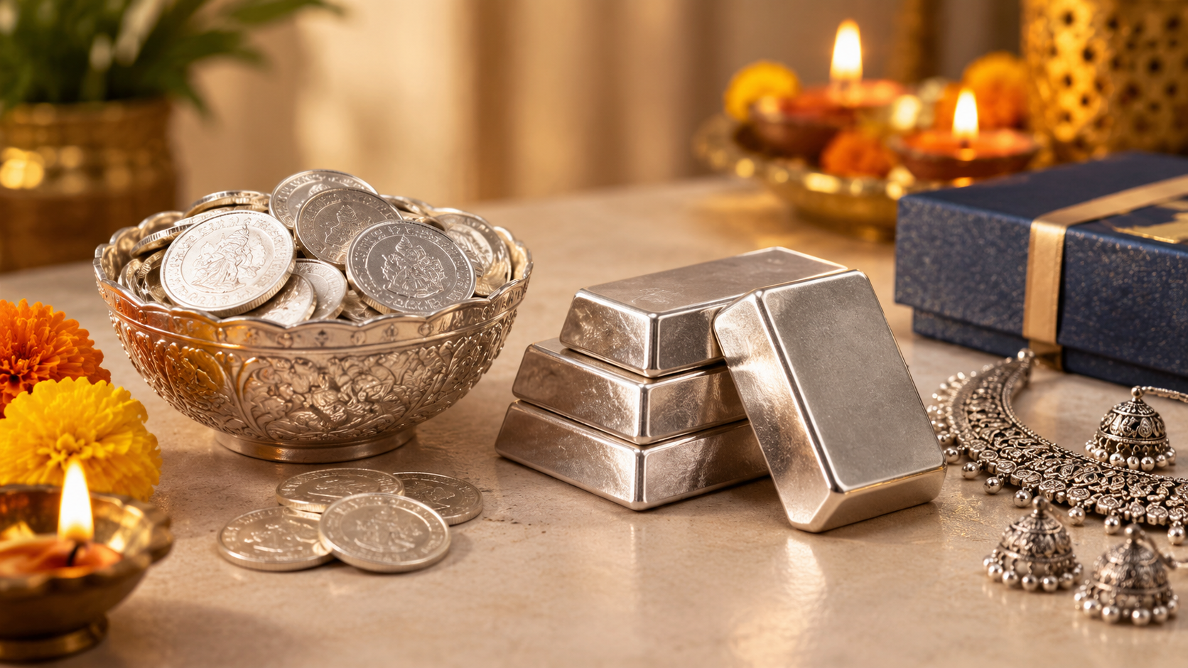 Silver Imports Set to Rise Ahead of Diwali as India Eases Restrictions