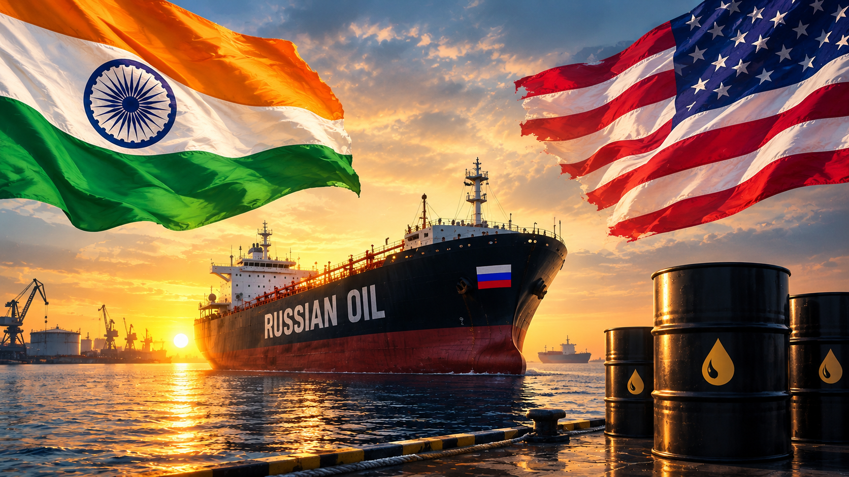 Can India Avoid 100% US Tariffs Amid the Russian Oil Row?